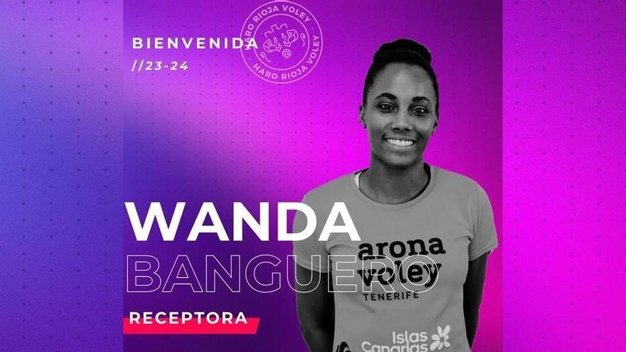 Wanda Banguero (fichaje Haro Rioja 23-24) / Foto: Facebook (OCISA Haro Rioja Voley)