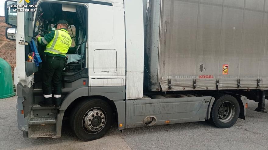 Guardia Civil, camionero detenido