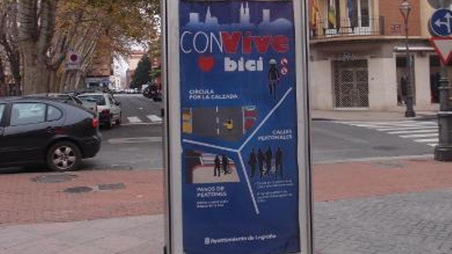 Campaña ciclistas Ayuntamiento de Logroño