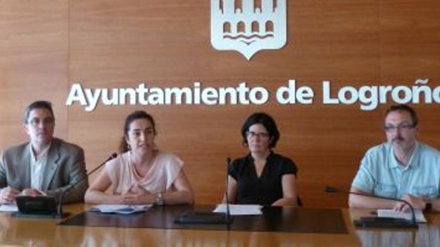 Portavoces Oposición Ayuntamiento de Logroño