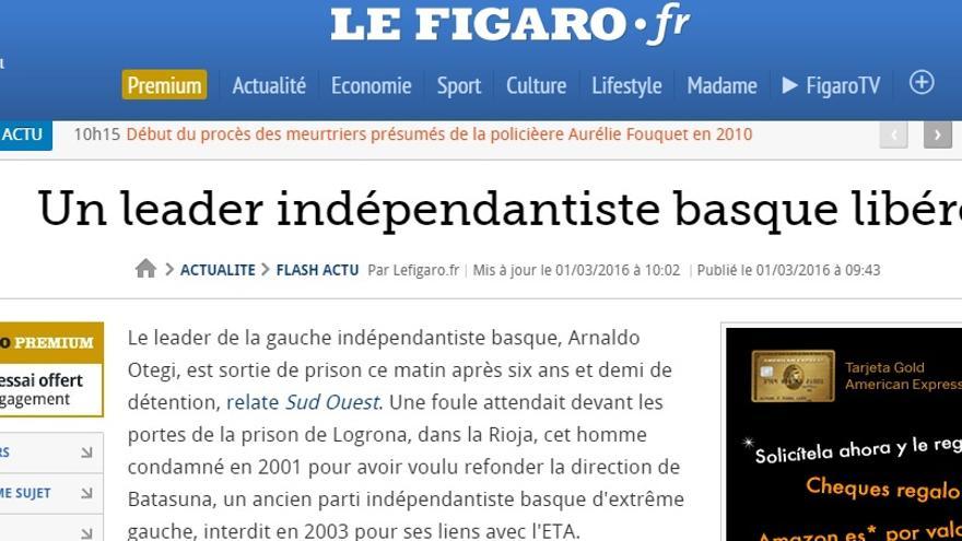 Le Figaro Otegi