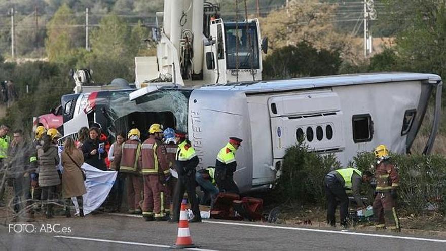 Accidente autobús Tarragona