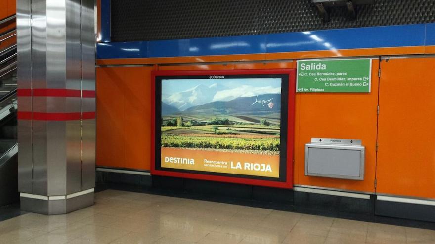 La Rioja en el metro de Madrid