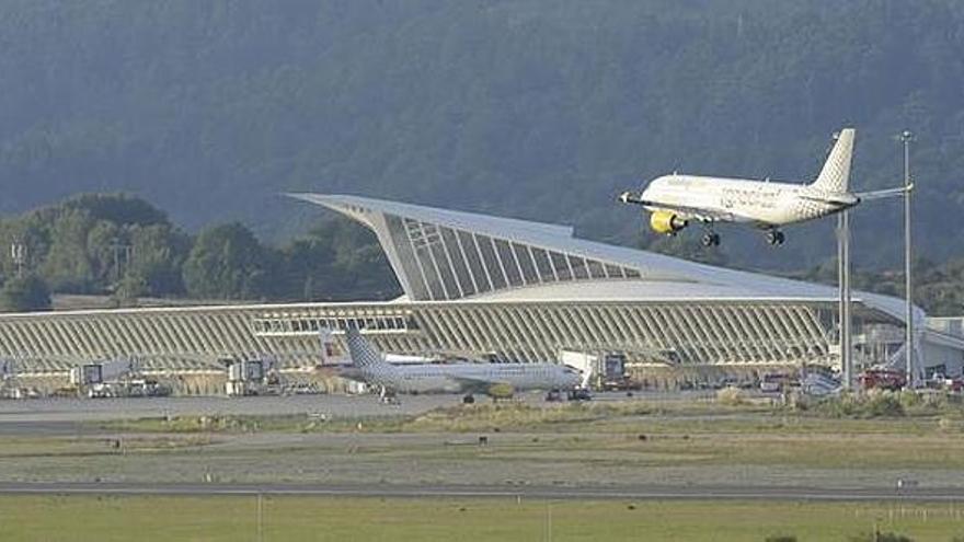 Avión, aeropuerto de Bilbao
