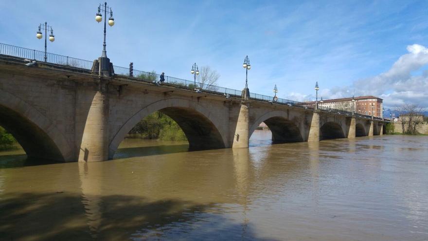 Río Ebro a su paso por Logroño