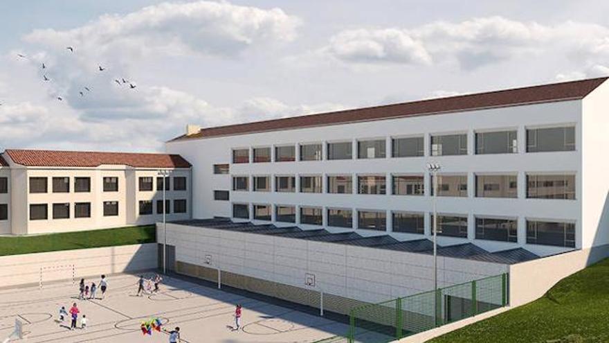ampliación colegio villamediana