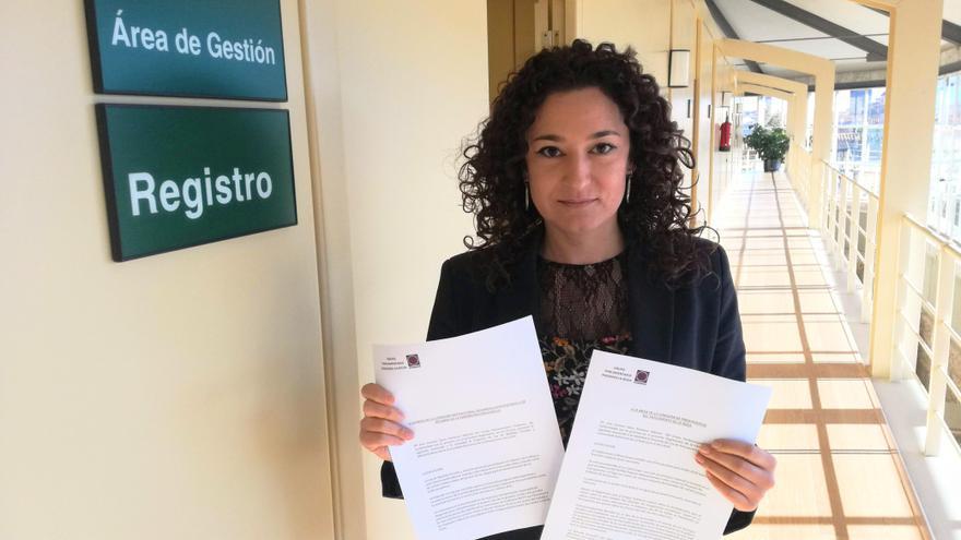 Ana Carmen Sáinz presenta enmiendas a la totalidad
