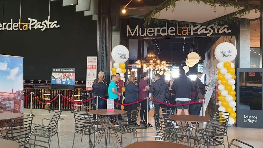 Inauguración de Muerde la Pasta, Parque Rioja