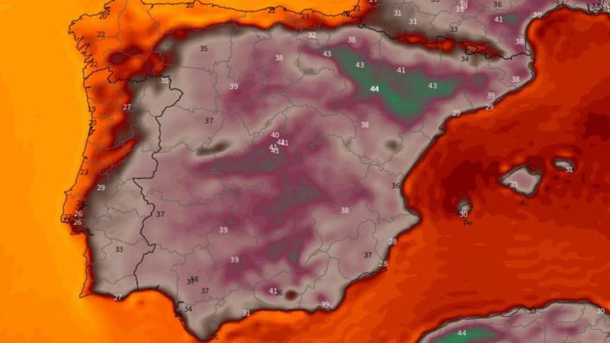 La Rioja Meteo, calor