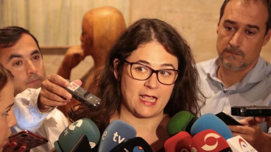 Declaraciones de Raquel Romero, portavoz podemos La Rioja, debate de investidura, 2019,
