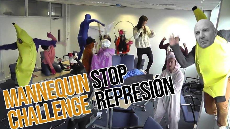 Mannequin challenge Stop Represión