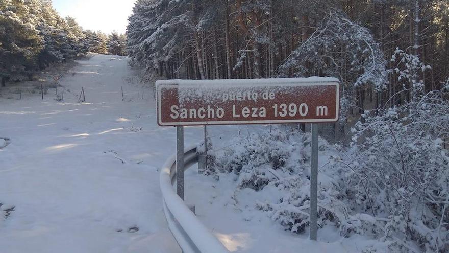 nieve en Sancho Leza