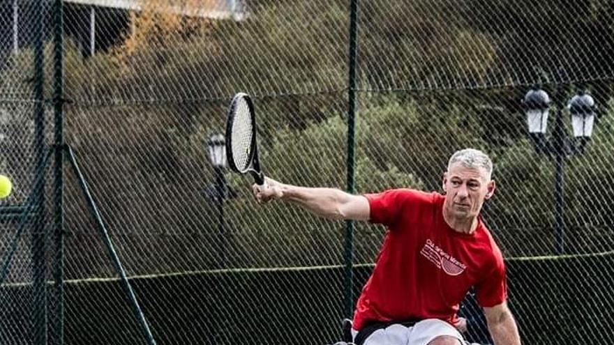Juanjo Rodríguez, tenis sobre ruedas