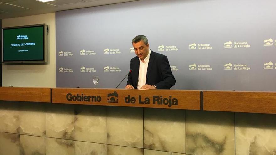 Chus del Río, Gobierno de La Rioja