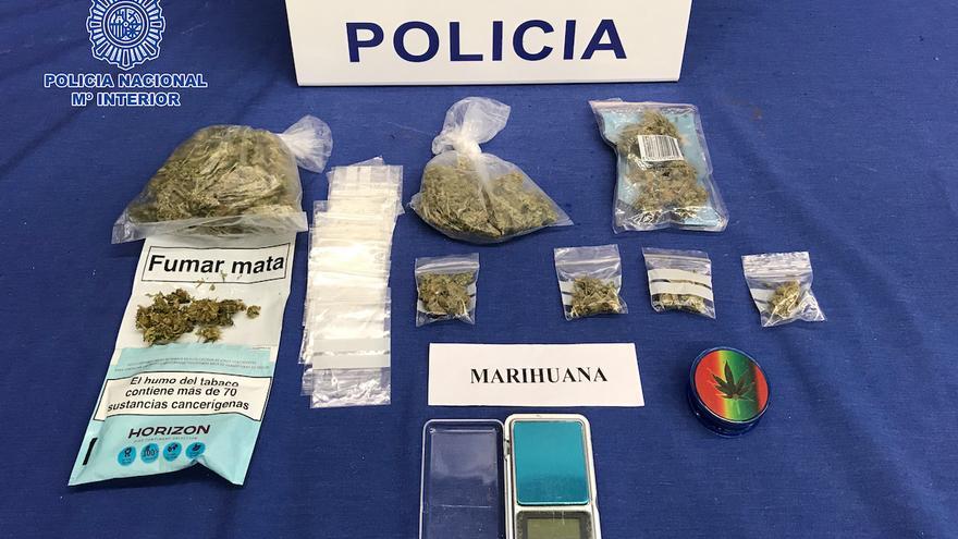 marihuana, policía, tráfico