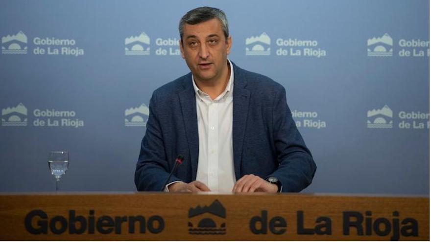 Chus del Río, Gobierno de La Rioja