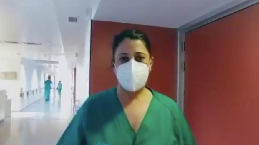 Ana, enfermera planta coronavirus Hospital San Pedro