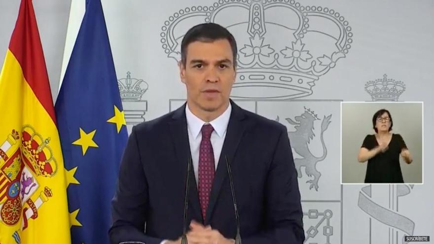 Pedro Sánchez, Presidente, conferencia de prensa, nueva normalidad