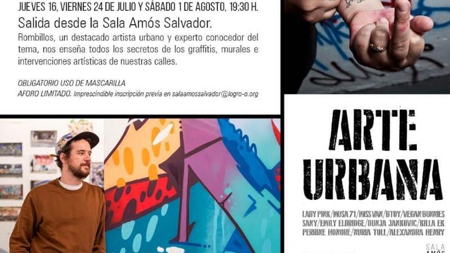 rombillos realiza una visita guiada por el arte urbano de Logroño