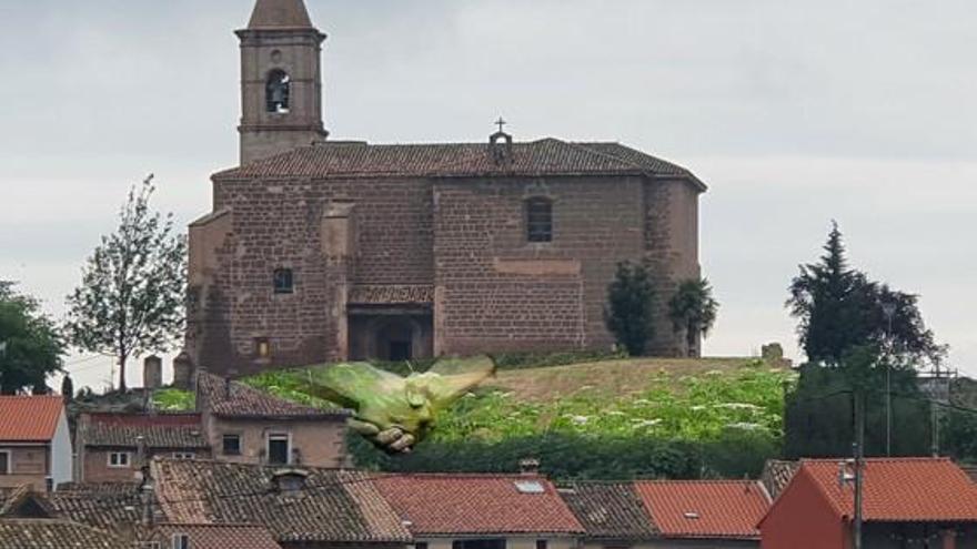 iglesia de ventosa, mural de carlos corres