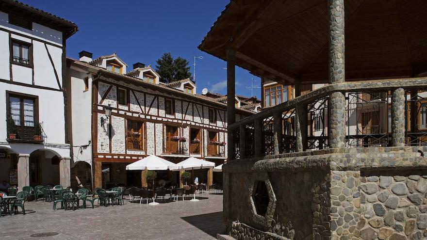 Plaza del Conde de Torremurquiz en Ezcaray