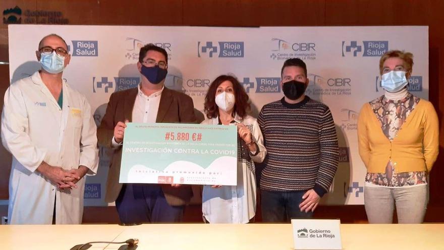 el ayuntamiento de villamediana dona casi 6.000 euros a investigación contra el coronavirus
