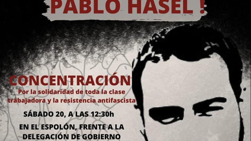 Pablo Hasél, concentración, rapero