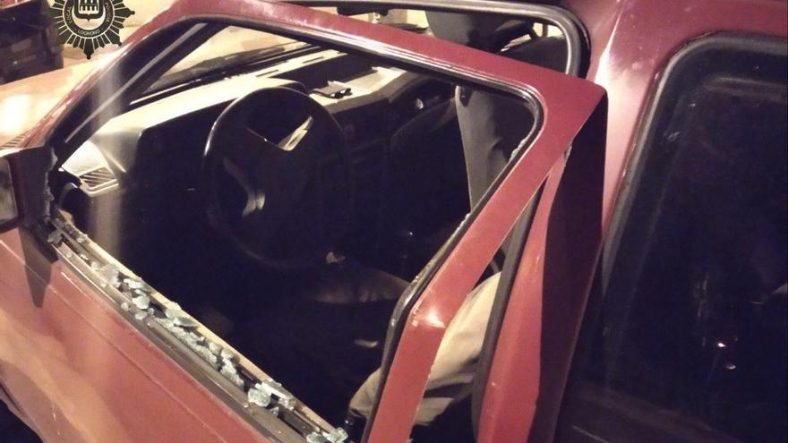 coche forzado en Logroño para robar