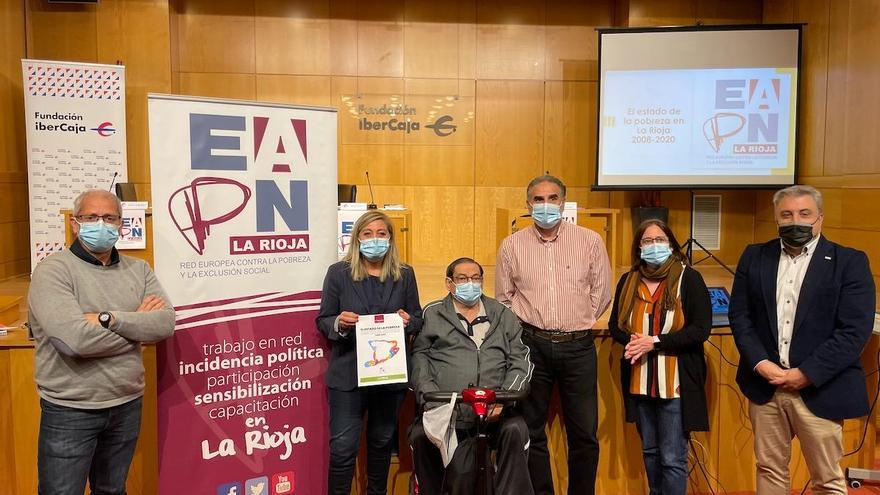 EAPN La Rioja, pobreza, informe, Ibercaja