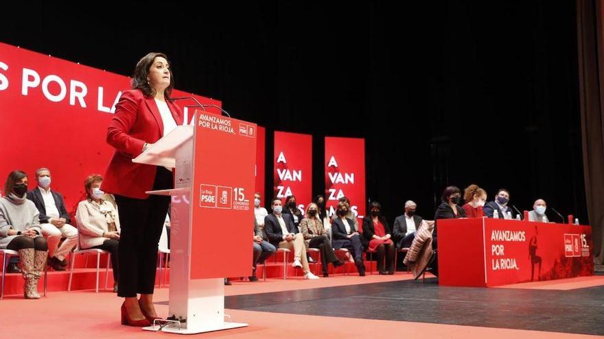 Concha Andreu en el Congreso del PSOE La Rioja