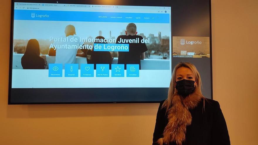 Beatriz Nalda, Ayuntamiento de Logroño, página web InfoJoven