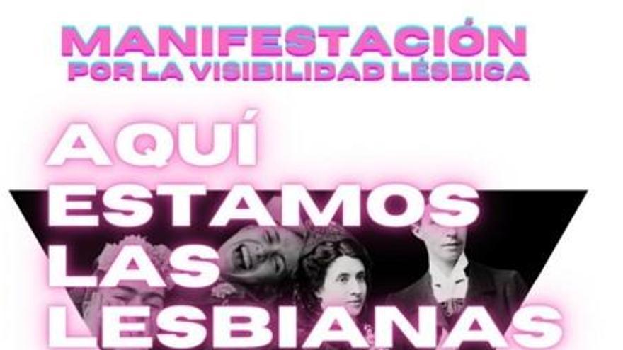 manifestación por el día de la visibilidad lésbica