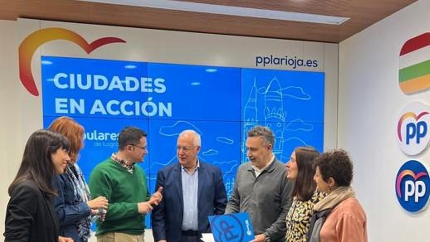 reunión de concejales del PP de Logroño y Lardero