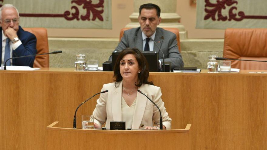 Concha Andreu en el debate sobre el Estado de la Región