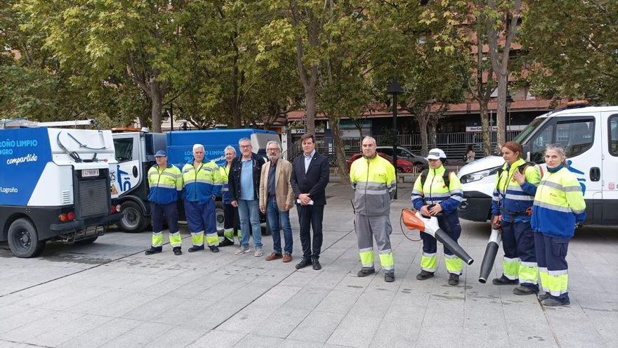 Comienza la campaña anual de limpieza intensiva de Logroño en el distrito centro