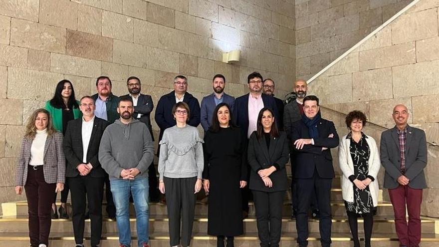 Visita de alcaldes de Rías Baixas a Logroño