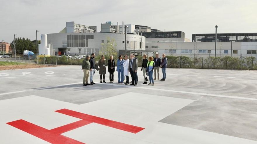 El Hospital San Pedro incorpora un helipuerto y espera contar con servicio de helicóptero en julio