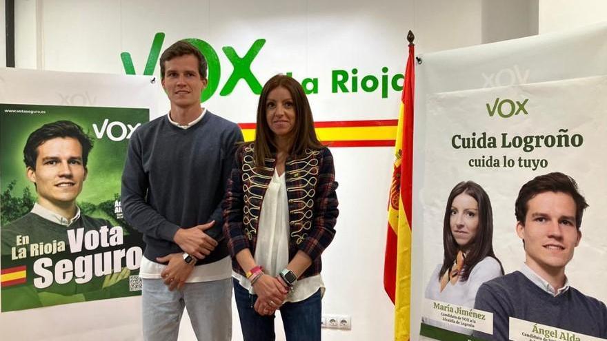 Ángel Alda y María Jiménez, candidatos de Vox