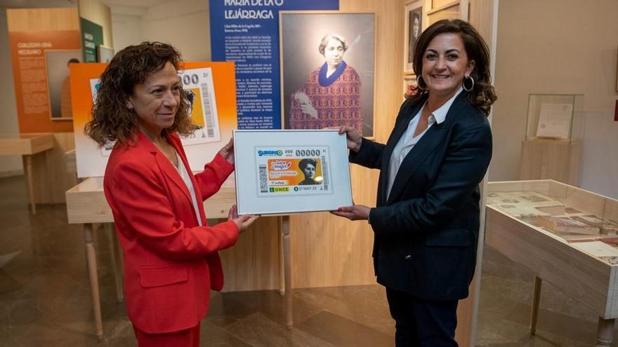 Presentación del cupón de la ONCE dedicado a María de la O Lejárraga