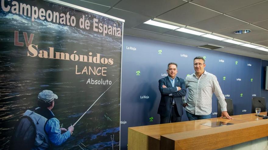 presentación del campeonato de España de pesca de salmónidos
