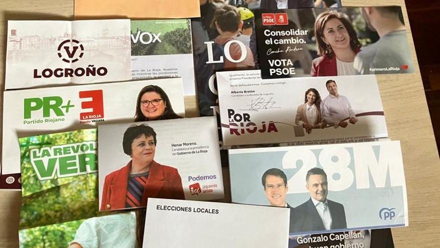 Propaganda electoral de La Rioja